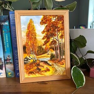 Amber Painting - Countryside Image